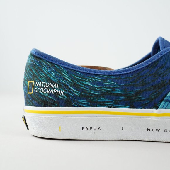 Vans Classic National Geographic Era Ocean Blue Shoes Mens Size 11.5 VN0A2Z5I002 - Picture 11 of 16